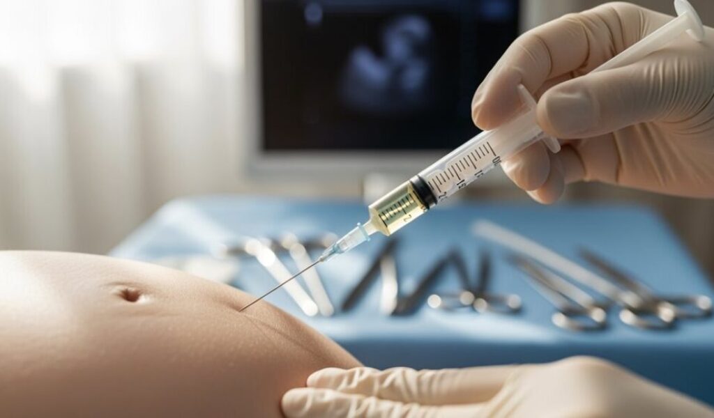 Amniozentese medizinisches Verfahren Definition