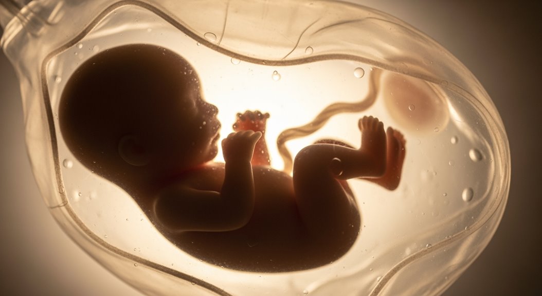 Fruchtwasser unterstützt die fetale Entwicklung