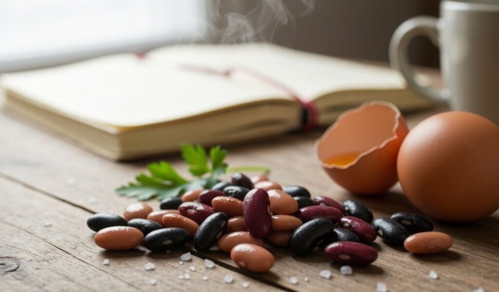 Bohnen nahrhaft, aber blähend