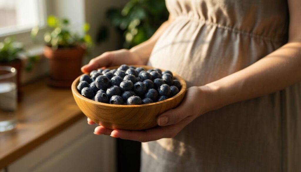 Blaubeeren während der Schwangerschaft sicherer Antioxidantien