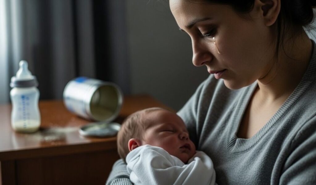 Muttermilch unzureichende Versorgung