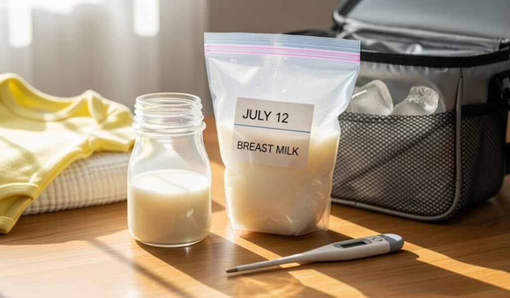 Muttermilch-Aufbewahrungsrichtlinien