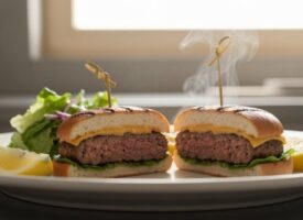 Burger muss vollständig durchgegart sein