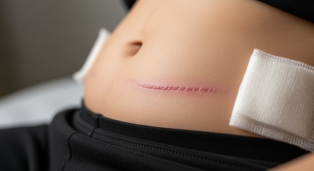 Kaiserschnitt-Narbenheilungsprozess