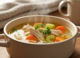 Hühnersuppe für die Schwangerschaft
