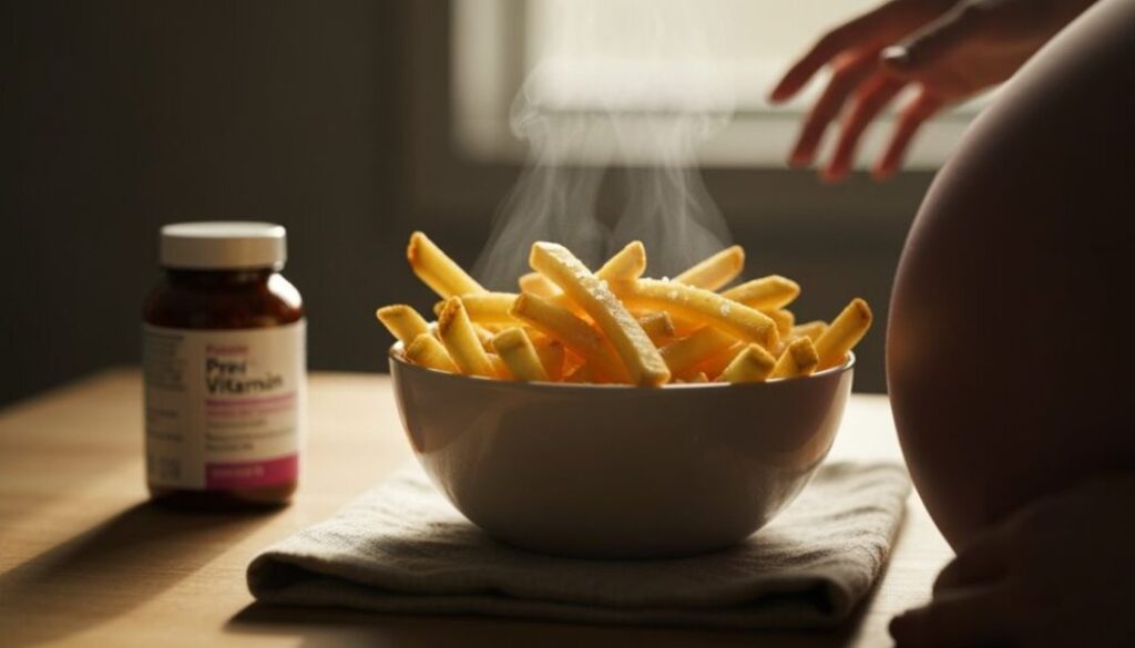 Heißhunger auf Pommes während der Schwangerschaft