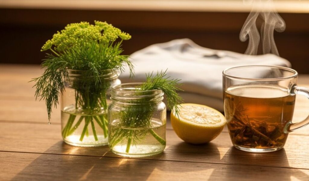 Dill während der Schwangerschaft Verdauung