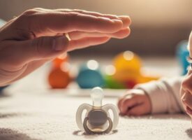 Teile nicht den Schnuller-Speichel