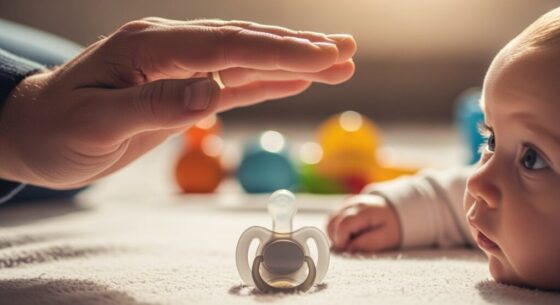 Teile nicht den Schnuller-Speichel