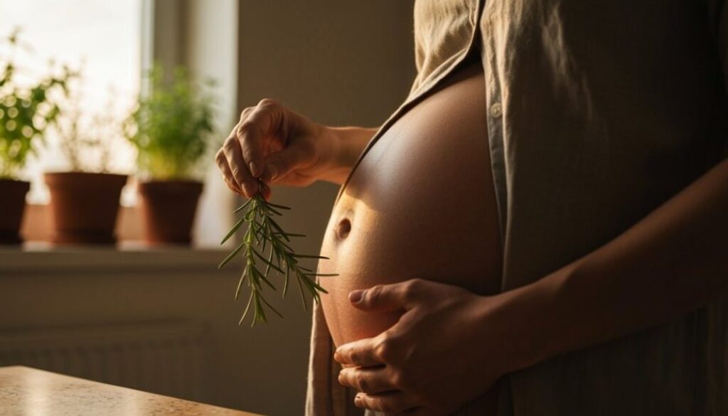 Genießen oder Vermeiden von Rosmarin während der Schwangerschaft