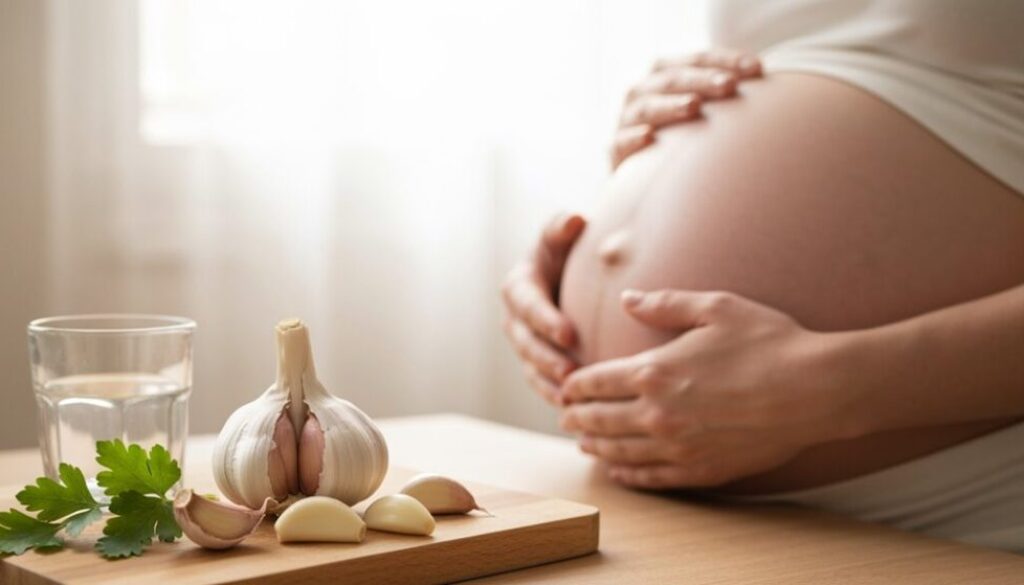 Knoblauch unterstützt die Durchblutung in der Schwangerschaft