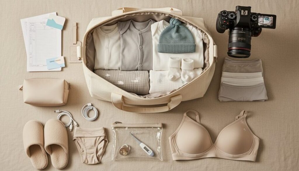 Krankenhaus-Babytasche-Checkliste