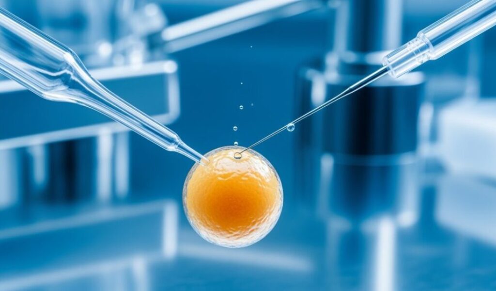 Intrazytoplasmatische Spermieninjektion Verfahren