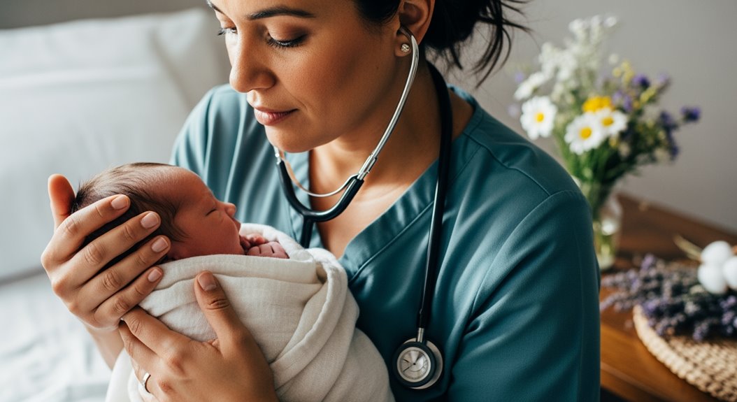 Hebammenunterstützung bei der Geburt