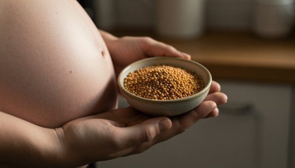 Ist Senfkörner während der Schwangerschaft sicher?