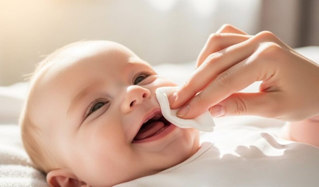 Mundpflege vor dem ersten Zahn