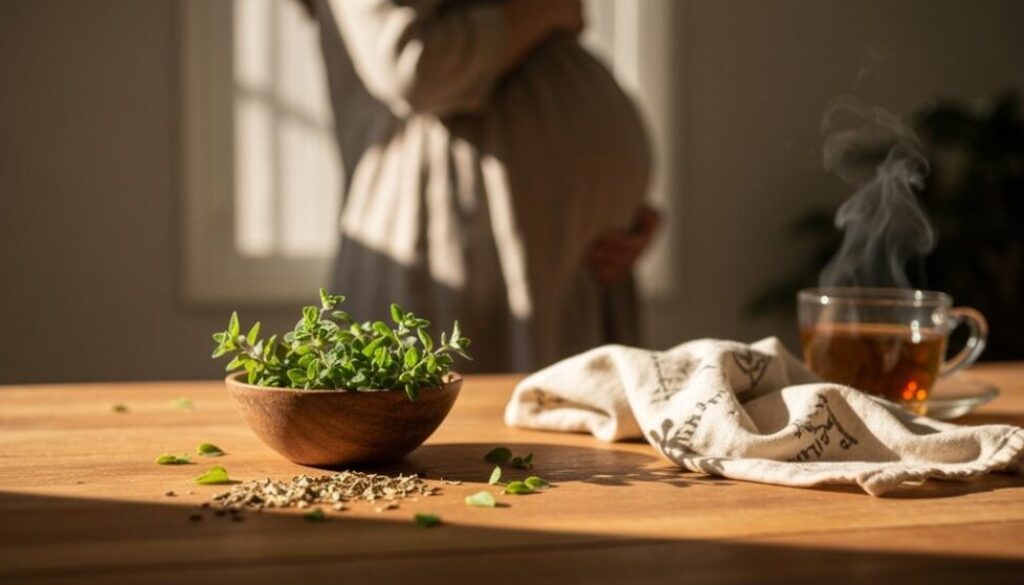 Oregano-Verwendung während der Schwangerschaft