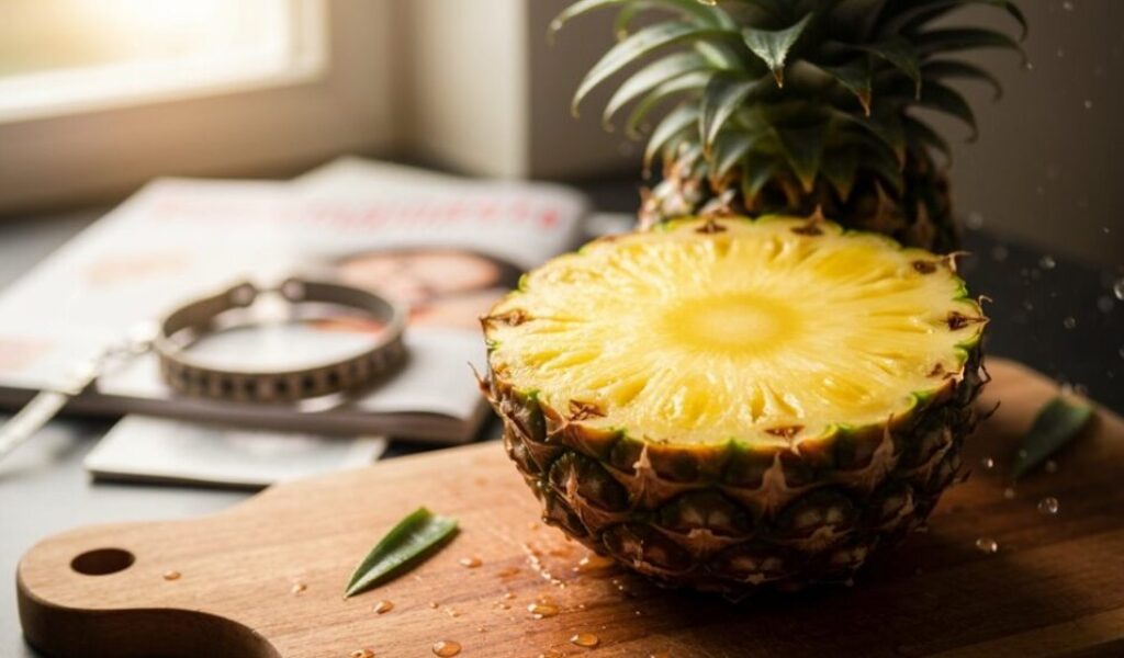 Ananas, die Wehen auslöst — Mythos