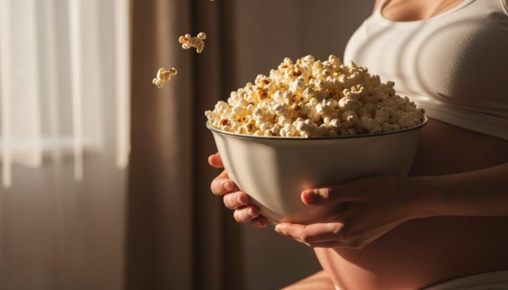 Popcorn während der Schwangerschaft sicher