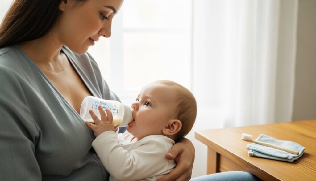 Vorbeugung von Zahnschäden durch Flaschenfütterung