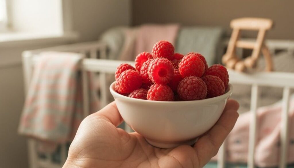 Himbeeren während der Schwangerschaft sicher