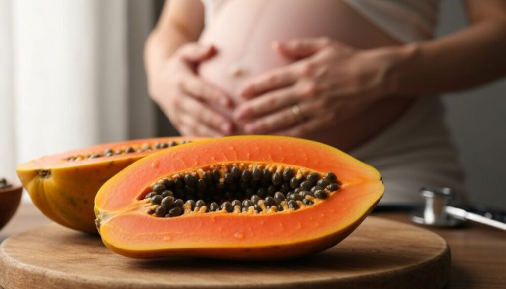 reife Papaya allgemein sicher