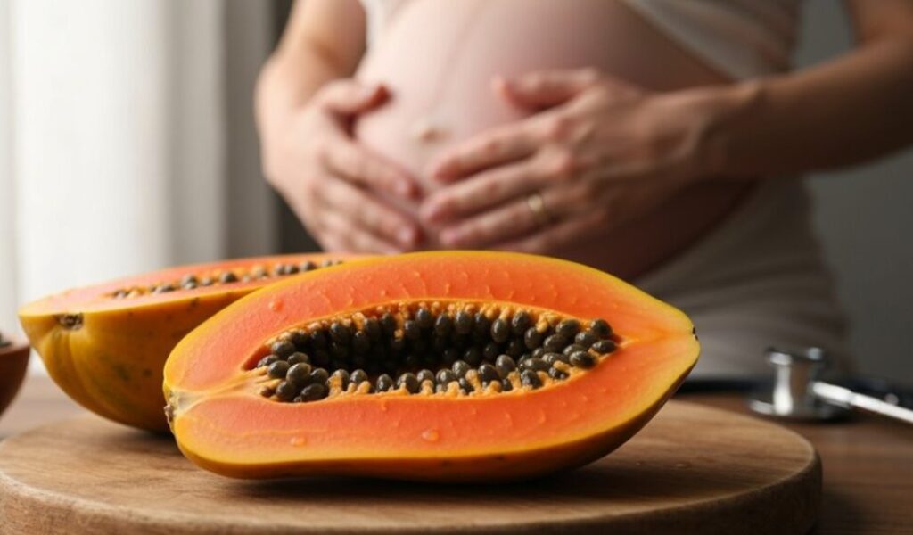 reife Papaya allgemein sicher