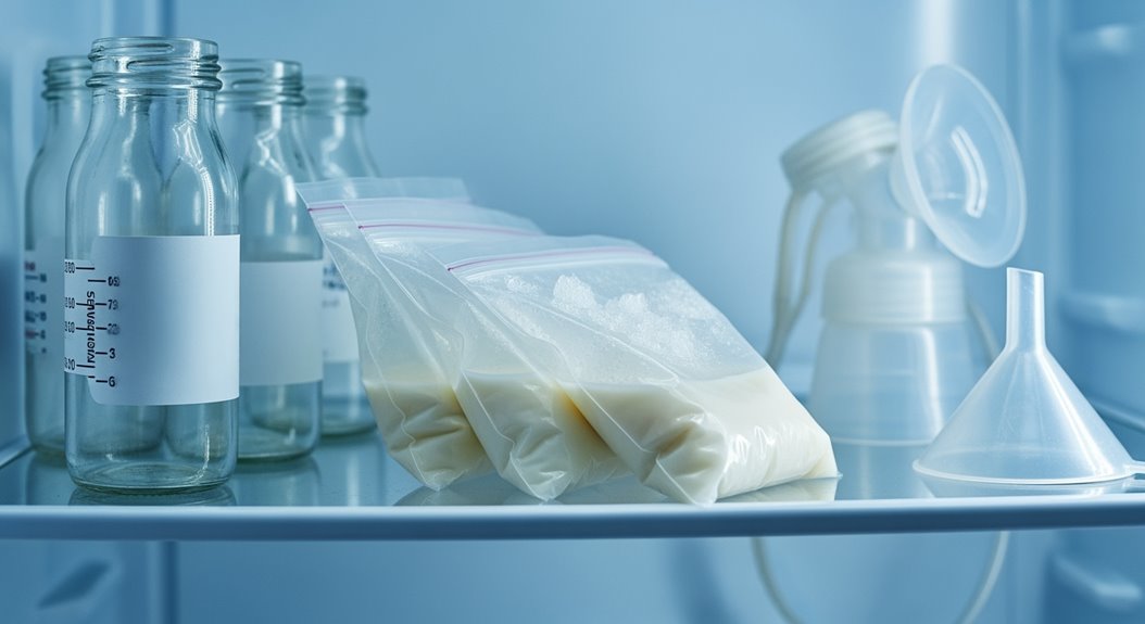 sichere Aufbewahrung von Muttermilch