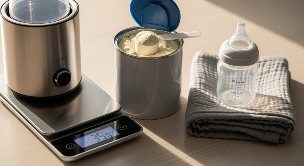 sichere Zubereitung von Säuglingsnahrung