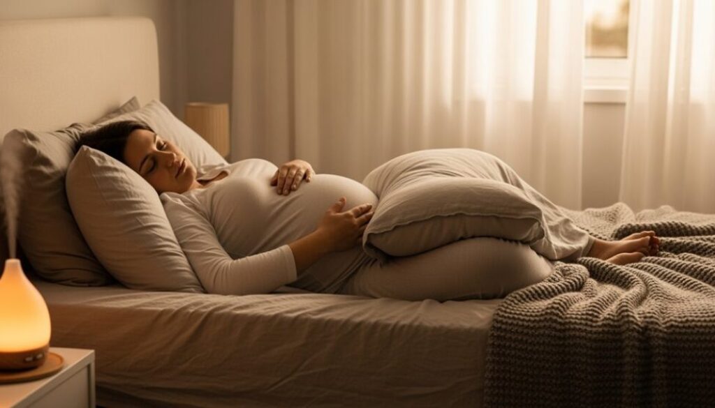 Schlafpositionen für die Schwangerschaft
