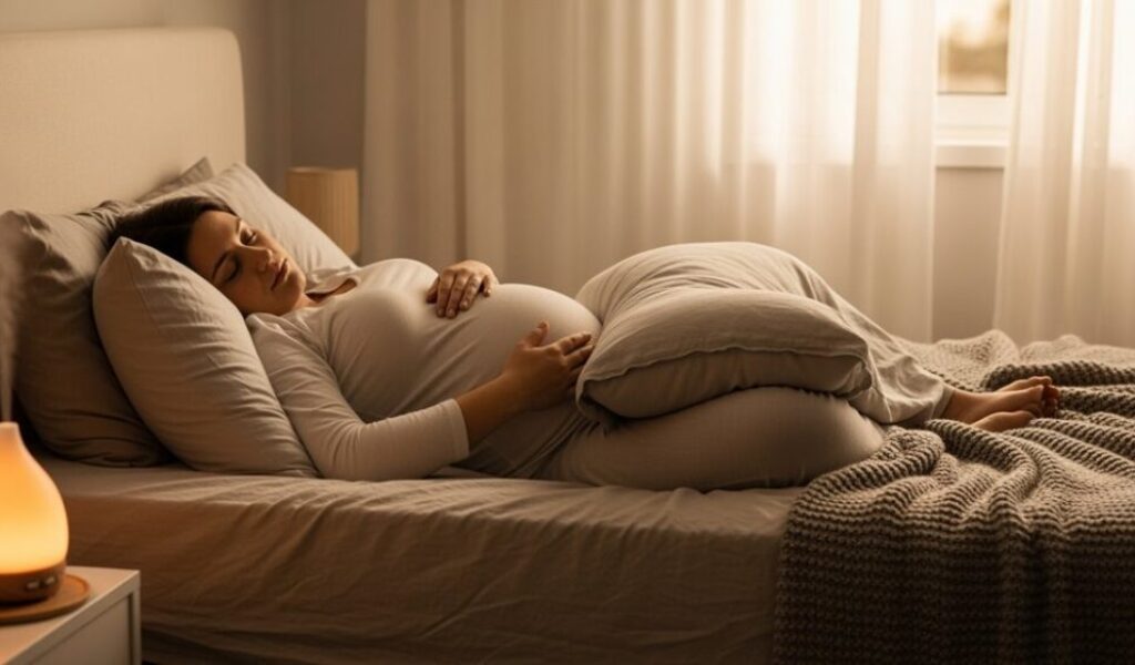 Schlafpositionen für die Schwangerschaft