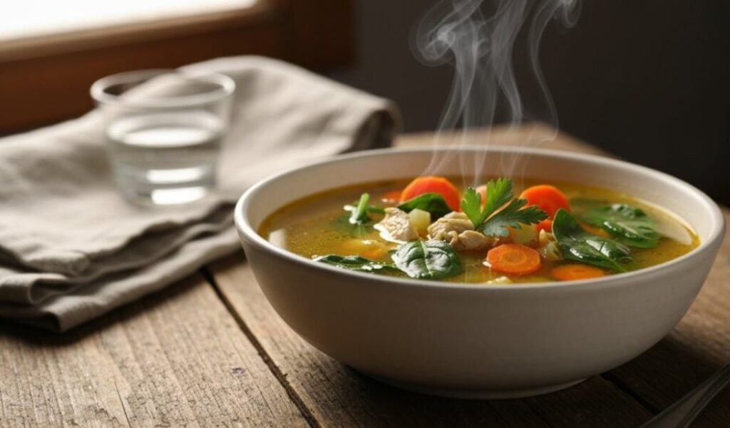 Suppe für schwangere Mütter