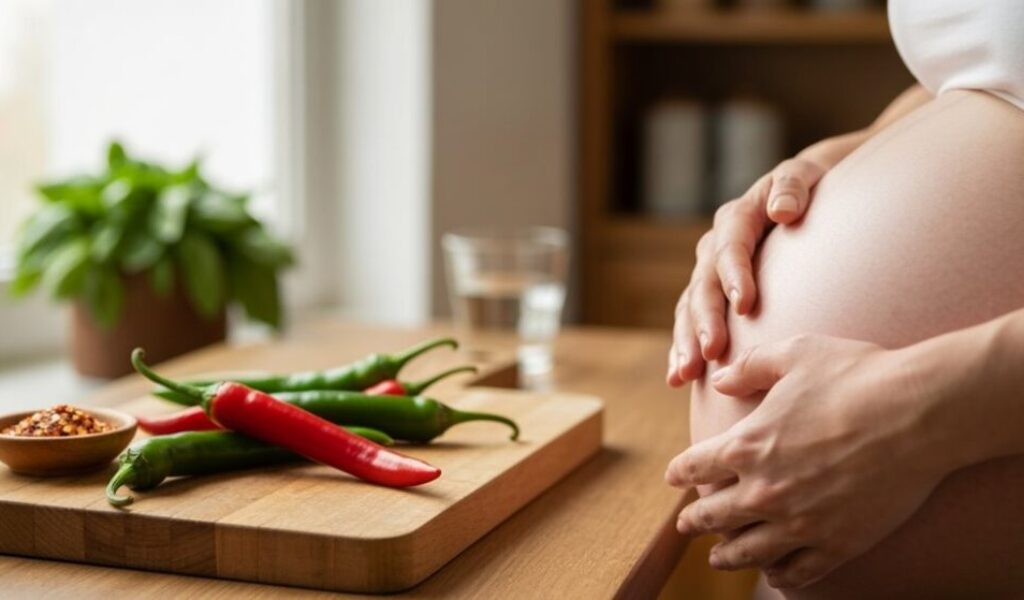 scharfes Chili während der Schwangerschaft sicher