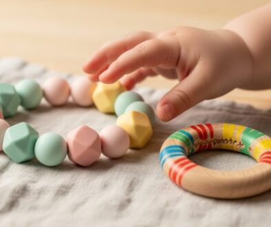 teething necklace vs ring -> Zahnungs-Halskette vs Ring
