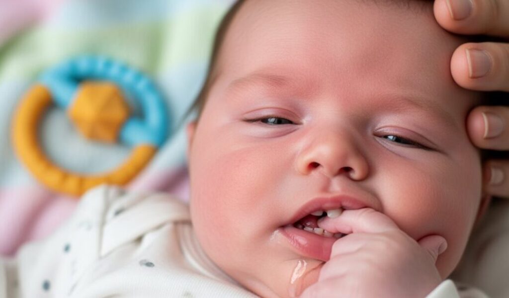 Zahnen bedingte Babyschreianzeichen