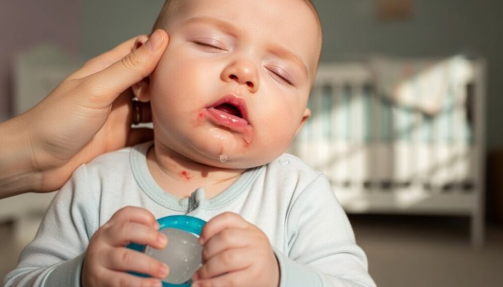 Zahnen ohne Fieberanzeichen