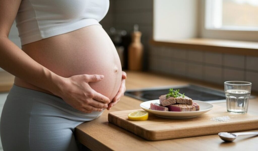 Thunfischaufnahme während der Schwangerschaft