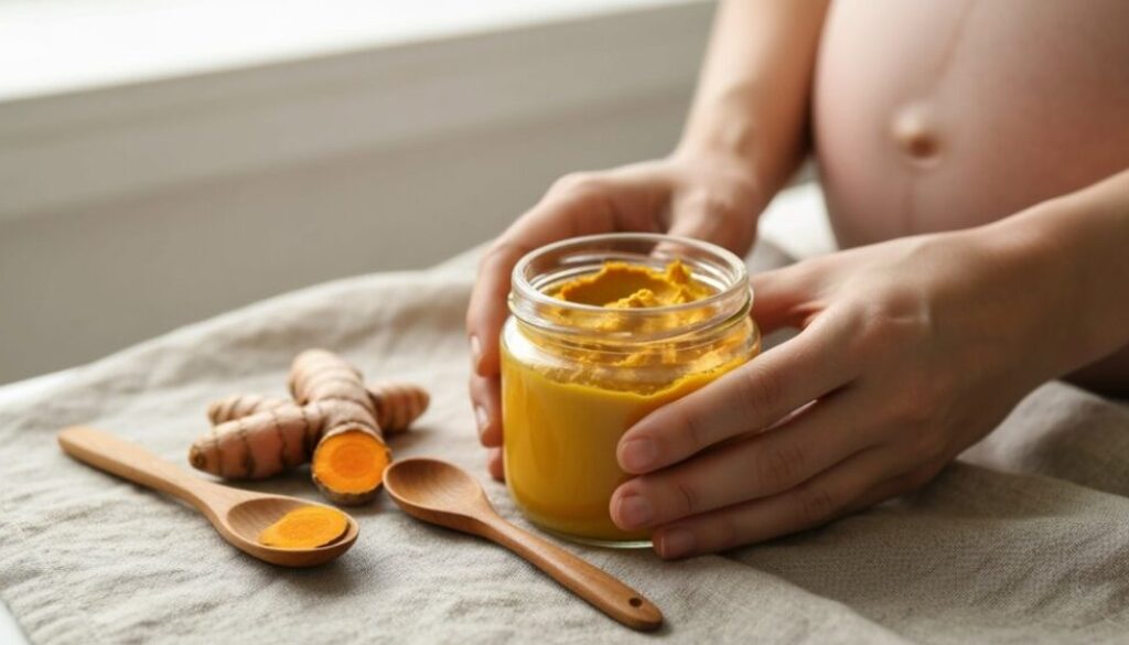 Kurkuma-Paste während der Schwangerschaft