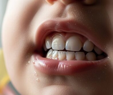 weiße Flecken auf den Zähnen des Babys