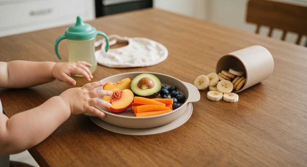 altersgerechte Richtlinien für Baby-Snacks