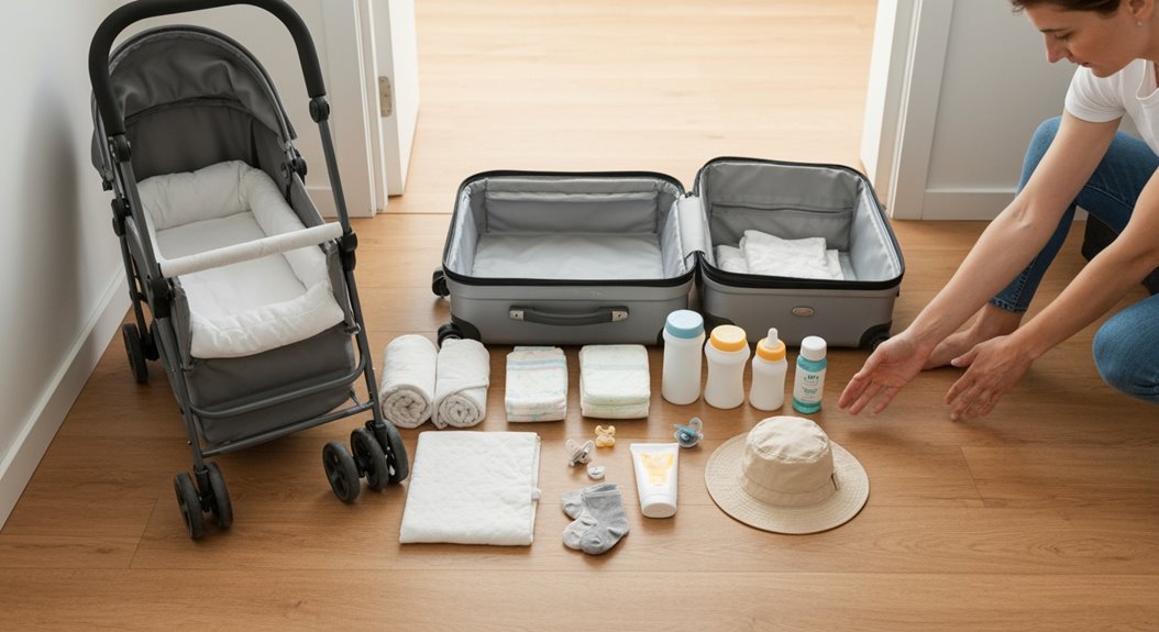 Unverzichtbare Packliste für Reisen mit Baby