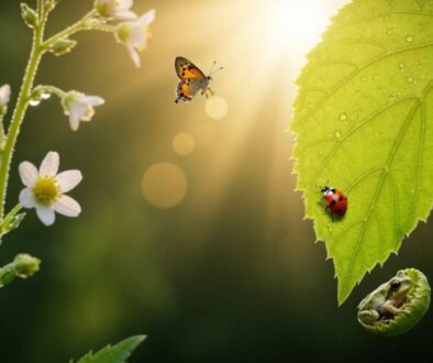 Naturerkundung Blätter Blumen Tiere