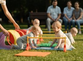 Outdoor-Bewegungsspiele für Babys