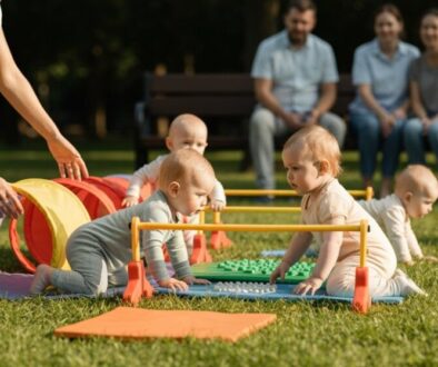 Outdoor-Bewegungsspiele für Babys