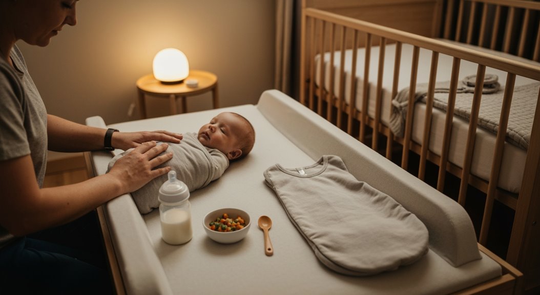 vorhersehbare tägliche Routinen für Säuglinge