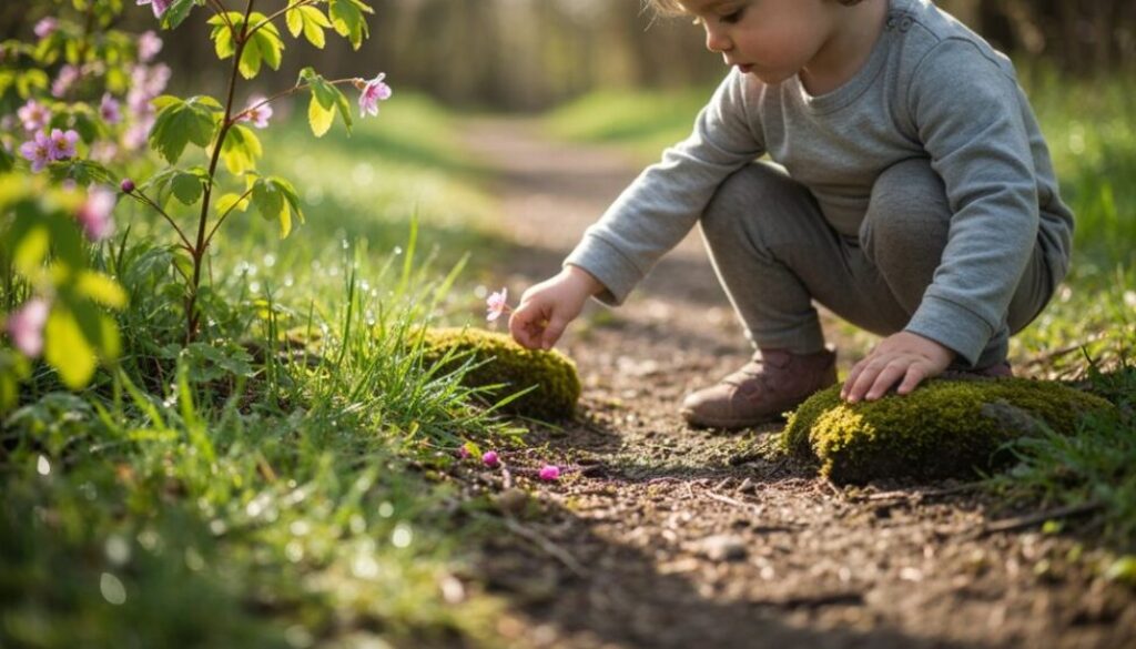 Frühlingsspaziergänge motorisch und sensorisch