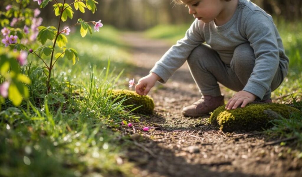 Frühlingsspaziergänge motorisch und sensorisch