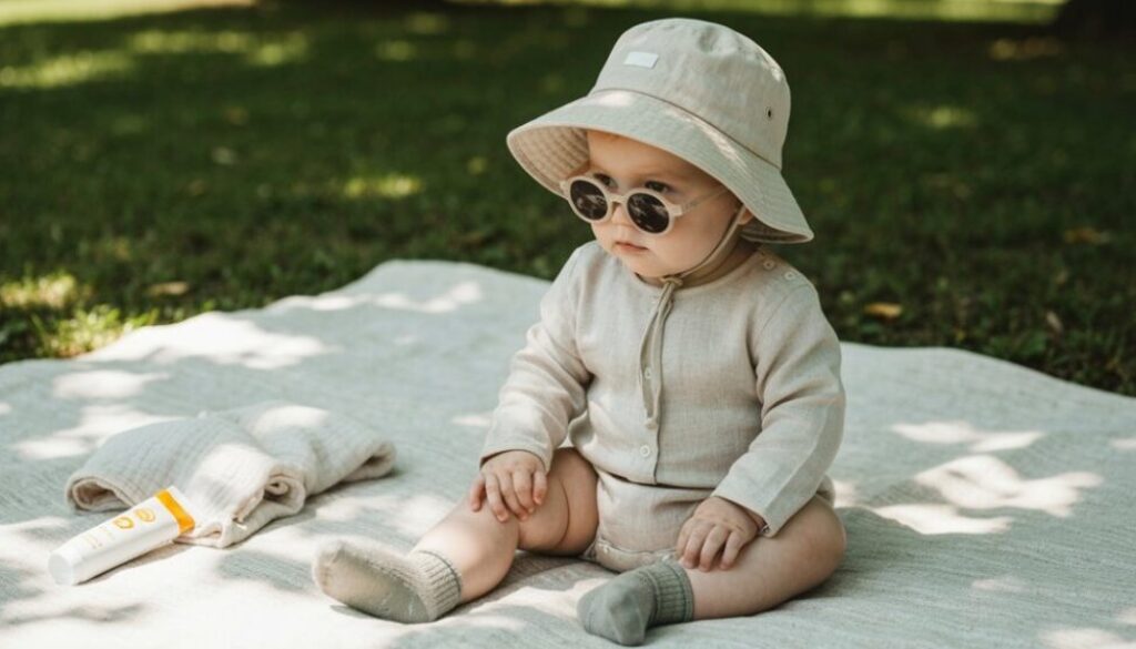 Sonnenschutz für Sommerbabys