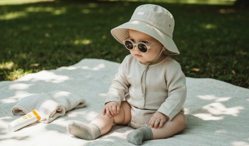 Sonnenschutz für Sommerbabys