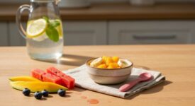 Sommerobst und Babynahrung